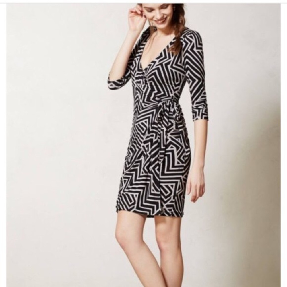🔻SOLD🔻 Anthropologie wrap dress
